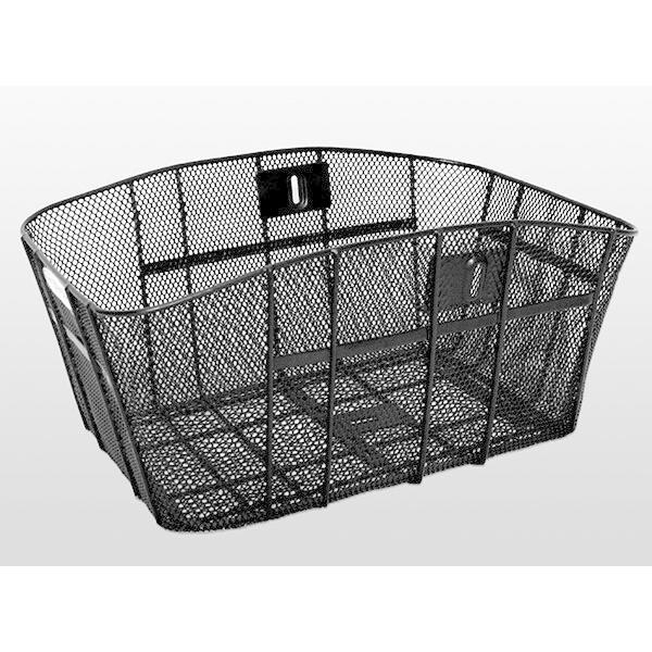 自転車後カゴ 特大 マイバスケット対応で とっても大きい 前後兼用カゴ