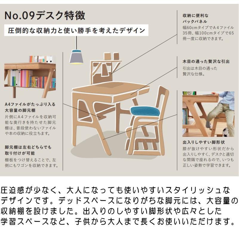 浜本工芸 開梱設置付き 学習デスク No.09 110幅 No.0984デスク No.0980