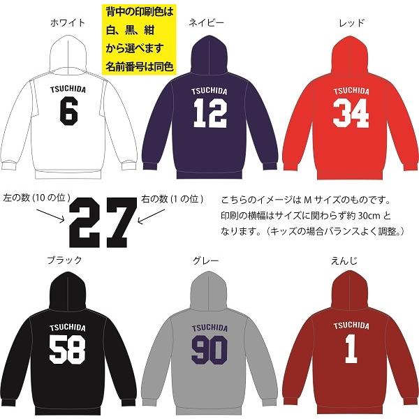 背番号自由 智辯ユニフォーム風パーカー&スウェット 智辯和歌山、智弁