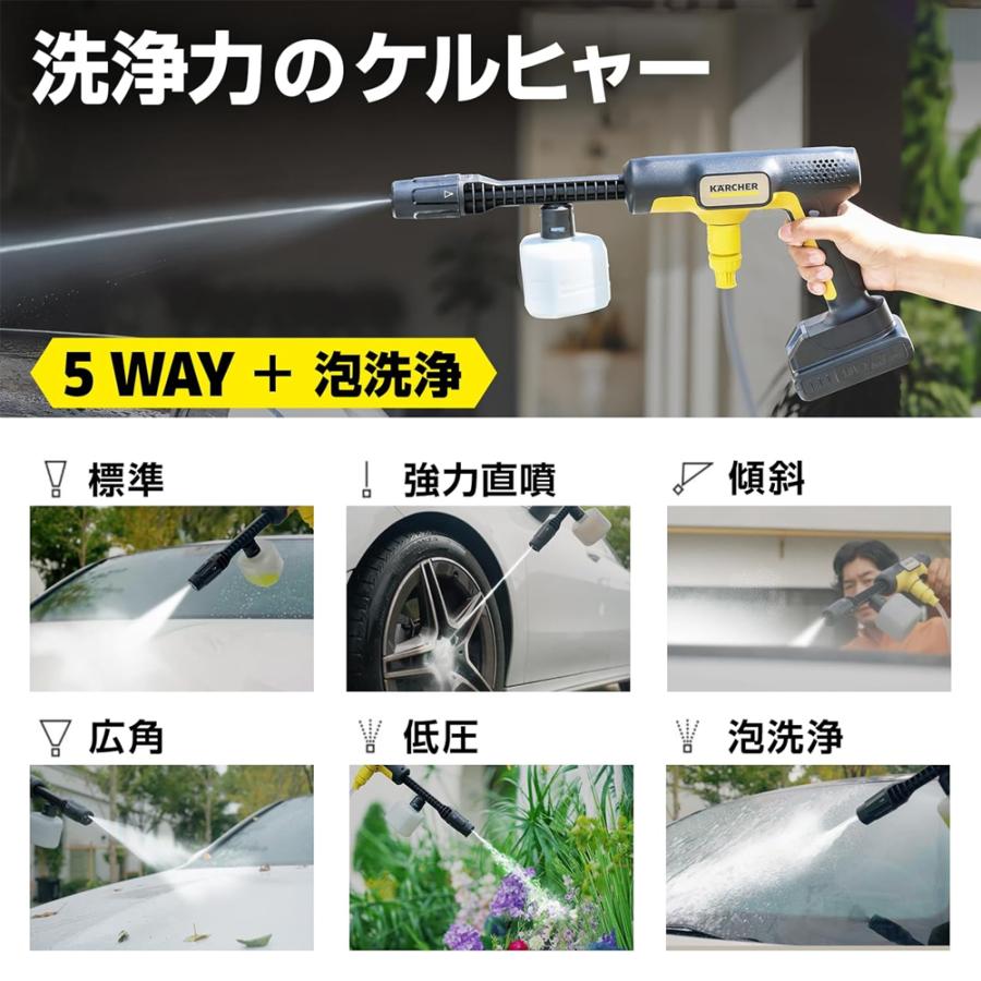 ケルヒャー（KARCHER） モバイル高圧洗浄機 OC 5 Handy（ハンディ