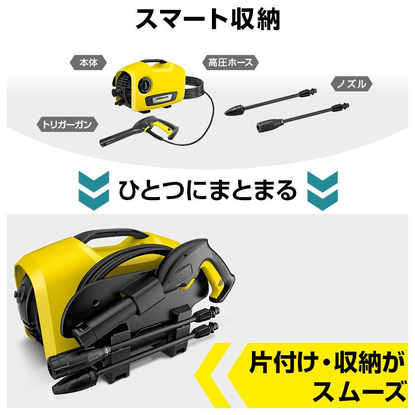 ケルヒャー（KARCHER） K 2 サイレント高圧洗浄機+オリジナルボックスS