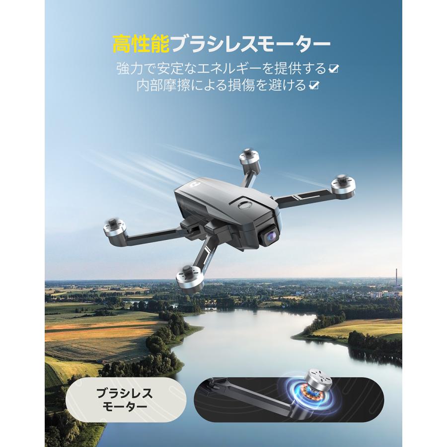 HOLY STONE ドローン カメラ付き 4K GPS リモート ID 内蔵 屋外 Sony
