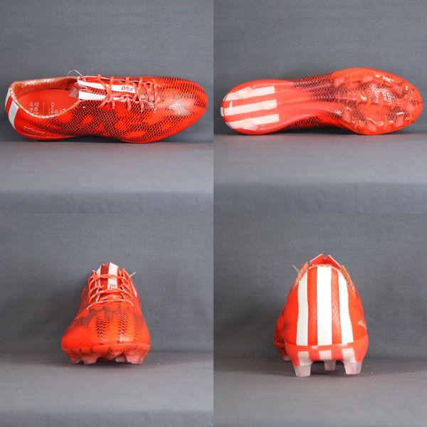 adidas（アディダス） アディゼロ F50 FG ソーラーレッド×ランニング