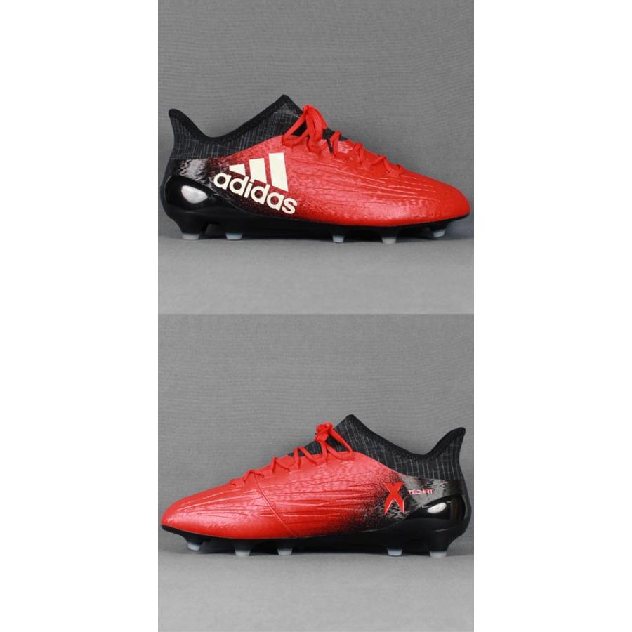 adidas（アディダス） エックス 16.1 FG/AG レッド×ランニングホワイト