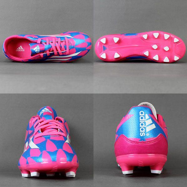 adidas（アディダス） F10 HG J ソーラーピンク×コアホワイト 【adidas