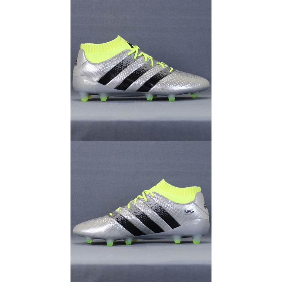 adidas（アディダス） エース 16.1 プライムニット FG/AG シルバー