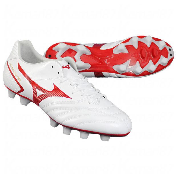 Mizuno サッカーシューズ スパイク ホワイト/レッド Mizuno サッカー