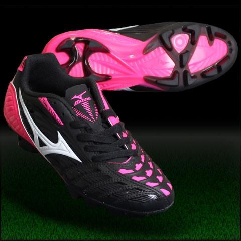 MIZUNO（ミズノ） イグニタス 3 Jr MD ブラック×ホワイト×ピンク