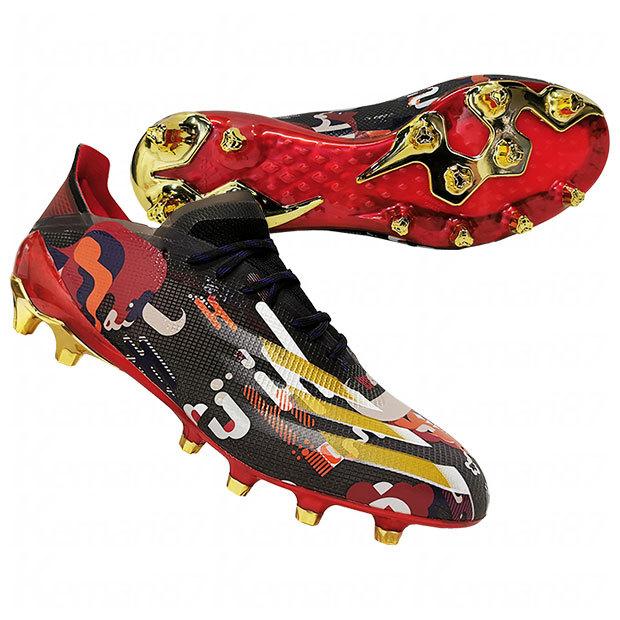 adidas（アディダス） エックス ゴースト.1 AG コアブラック×ゴールド