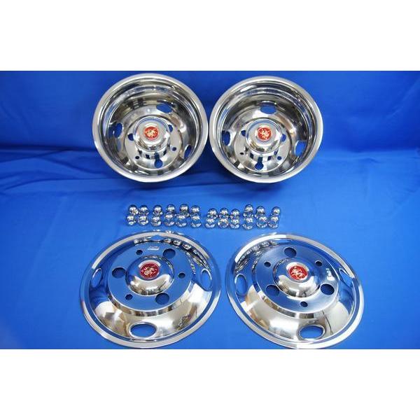 日野デュトロダイナ用17.5×6.00ステンレスホイールライナー : トラック