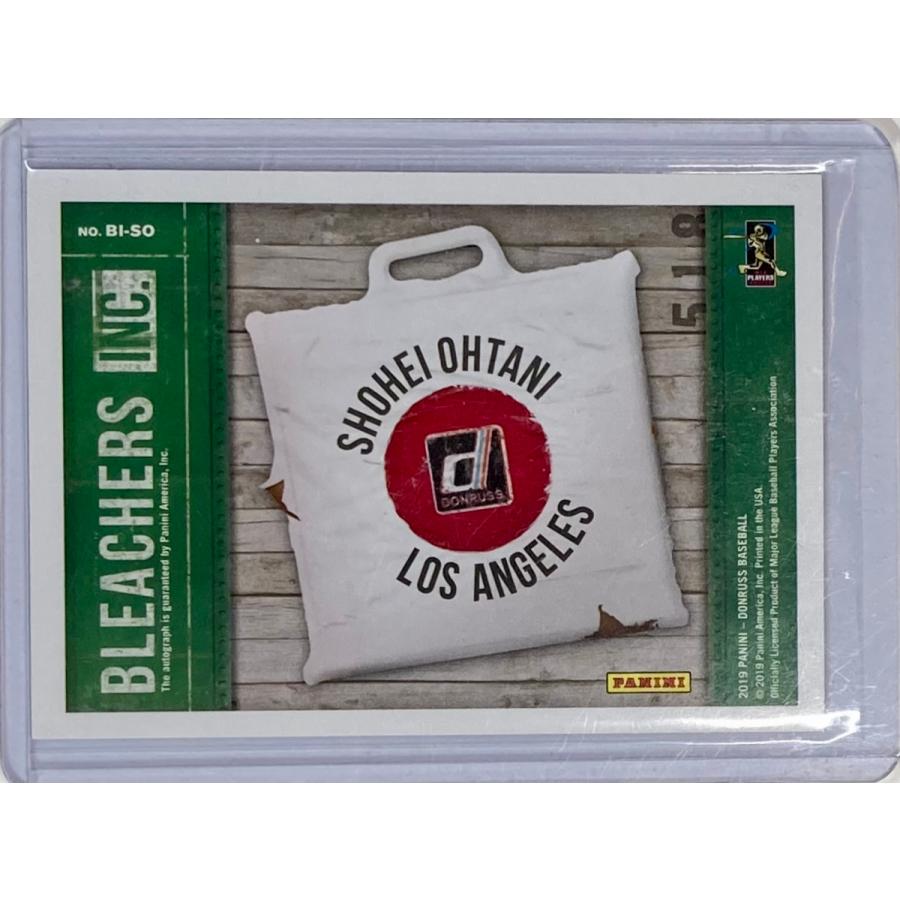 10枚限定】大谷翔平直筆サイン 2019 Panini Donruss Bleachers Inc