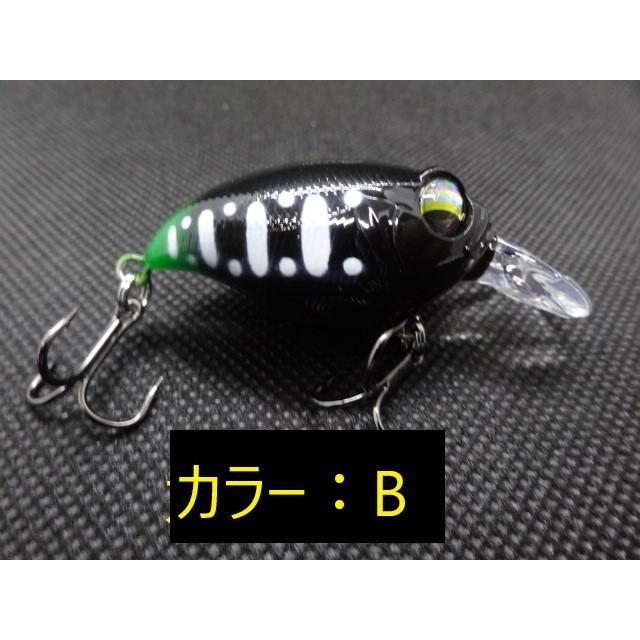 TKクランク38 バス用 クランクベイト ルアー ラトル入り ブラックバス