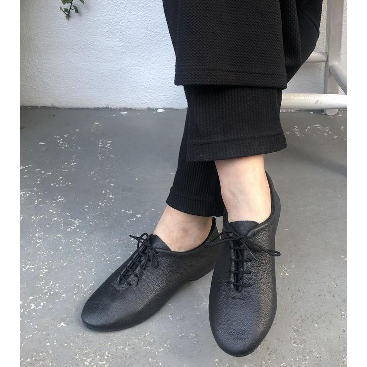 英国製 クラウン ジャズシューズ 皮革シューズ 牛革 ブラック 黒