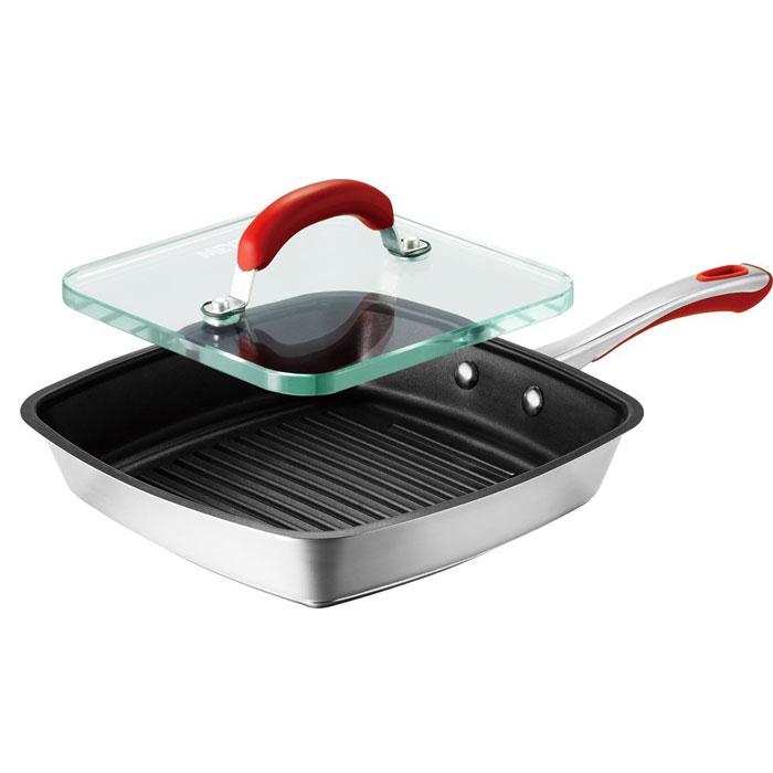 MEYER（マイヤー） パーフェクト グリルパン 24cm (グリルプレス付き