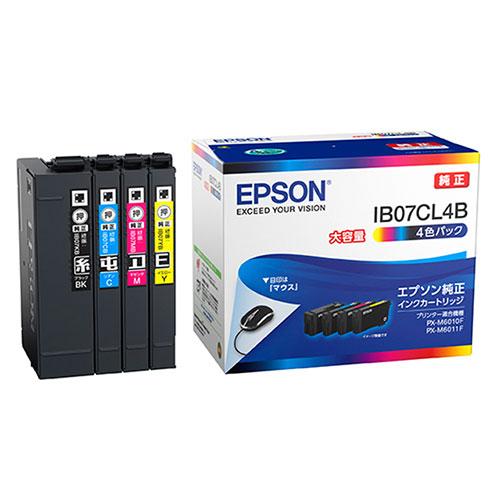 エプソン（EPSON） インク マウス 4色パック 大容量 純正品 IB07CL4B