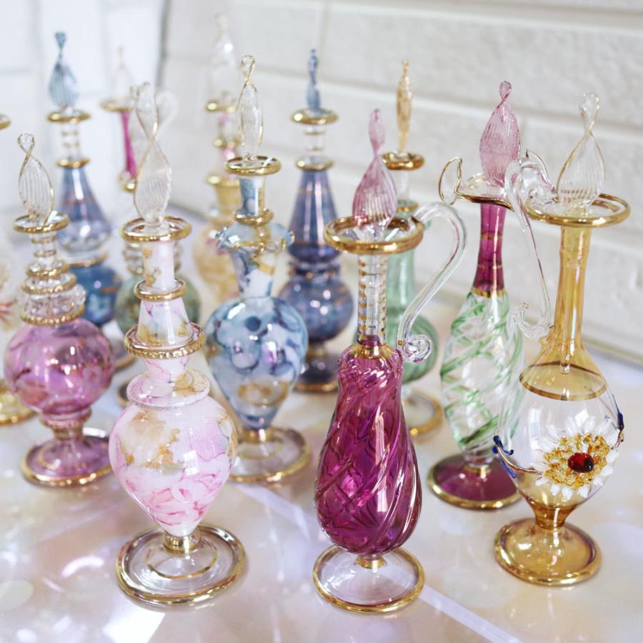 香水瓶 エジプト ガラス クリスマス ギフト プレゼント エジプト土産