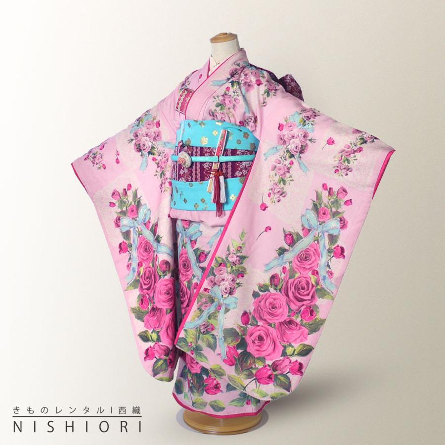 NISHIORI Mezzo Piano レンタル商品 7歳の七五三 女の子 四つ身 着物