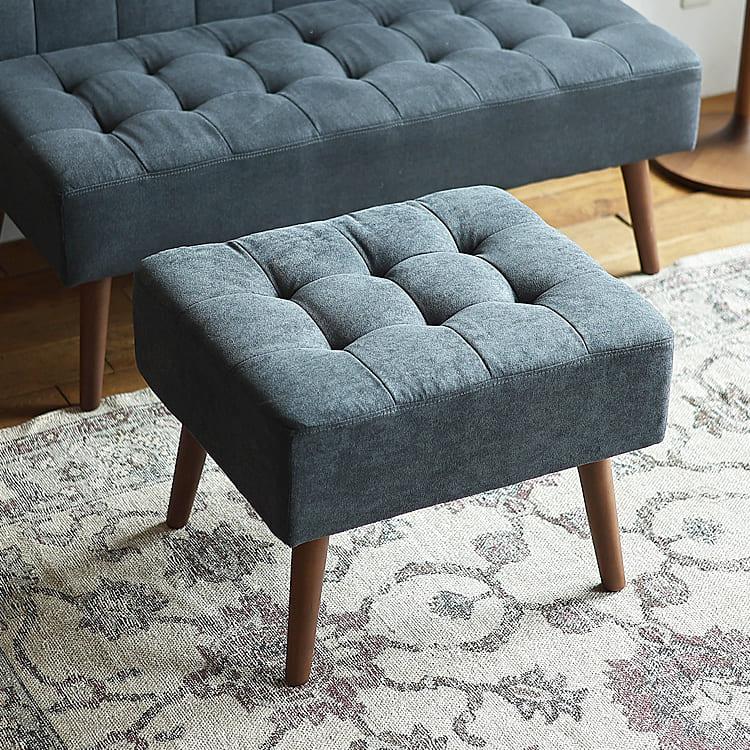 オットマン mild（ミルド）ディープブルータイプ オットマン スツール