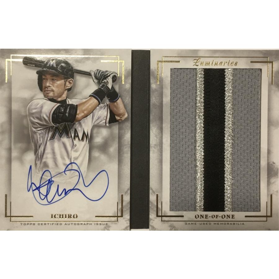 1/1枚限定】イチロー直書きサイン実使用ジャンボパッチ 2018 Topps