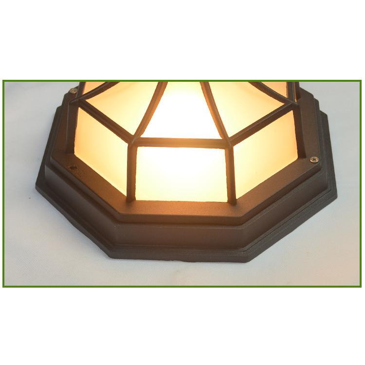 Lサイズ 内蔵LEDランプ 防水防湿 屋外照明 シーリングライト 天井照明