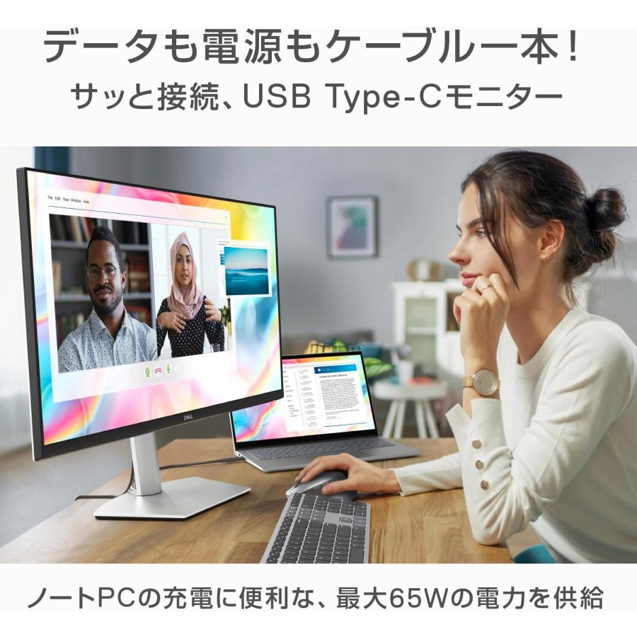 Dell S2722QC 27インチ 4K モニター (IPS非光沢/USB Type-C・HDMIx2