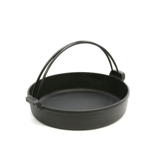 岩鋳（IWACHU） すき焼き鍋 南部鉄器 2人用 南部ツル付 22cm 日本製 IH