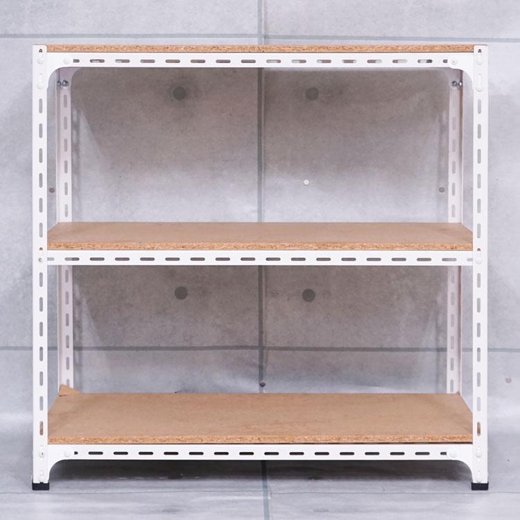 キタジマ スチールラック 幅90 奥行60 高さ90cm 3段 スチール棚 業務用