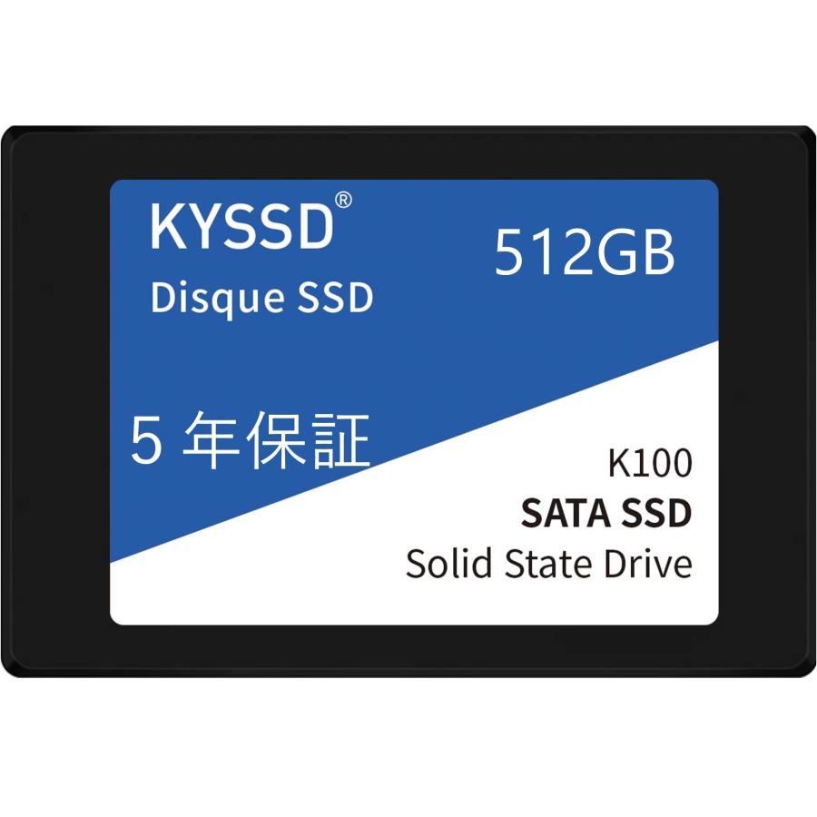 送料無料新品 KYSSD K100シリーズSSD 2.5インチ内蔵SSD 512GB SATA3.0