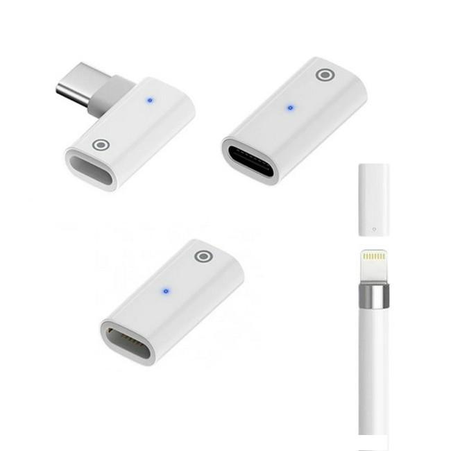 Apple Pencil 充電アダプター 第一世代用 ライトニング端子 Type-C USB