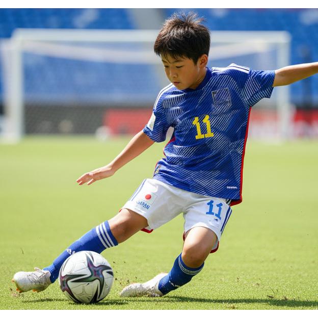 久保建英 ユニフォーム 青白 日本代表 JAPAN 子供 130〜160サイズ