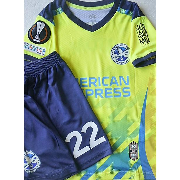 三笘薫 ユニフォーム ブライトン アウェイイメージ 子供 120〜160