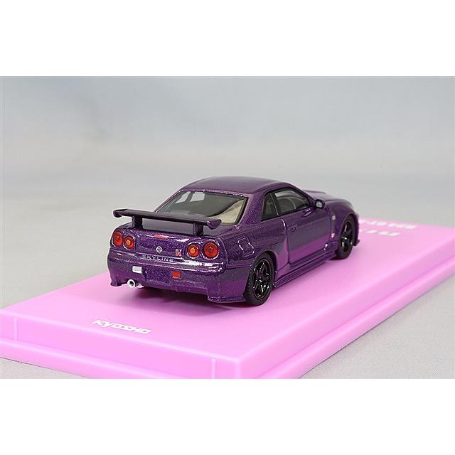 京商 1/64 ニスモ R34 GT-R Z-tune パープル LED搭載 【MOTN対応