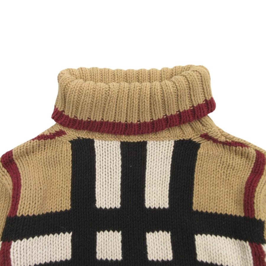 BURBERRY GOLF タートルネック ノバチェック ニット LL 楽天市場