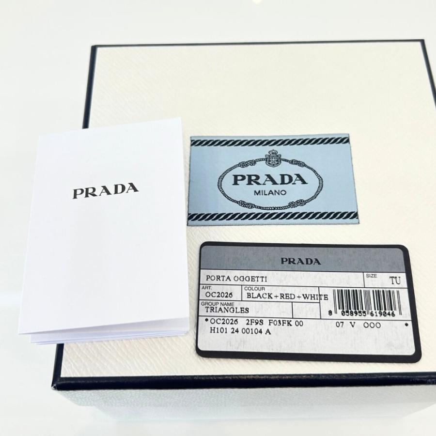 PRADA（プラダ） 未使用 PORTA OGGETTI トライアングル ポーセリング