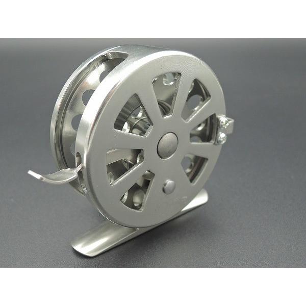 フライリール チヌ リール ガイド付き 小型 軽量 アルミ 錆びない