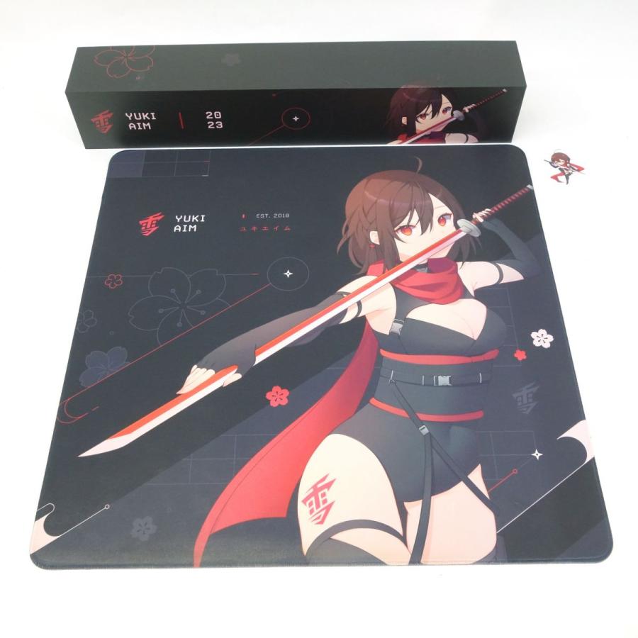 YUKI AIM ユキエイム 2023 Katana Black Large マウスパッド ※中古