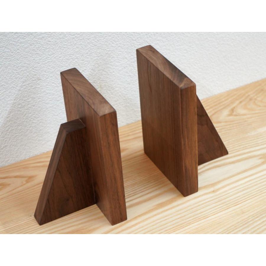 ブックスタンド 木製ブックスタンドA型 2個組 ブックエンド 本立て