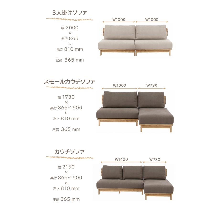 2人掛けソファ マナー ソファ 幅1420×奥行き865×高さ810 座高365mm
