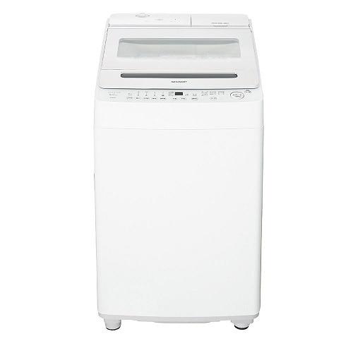 SHARP（シャープ） 全自動洗濯機 穴なし槽シリーズ ES-SV8K-W