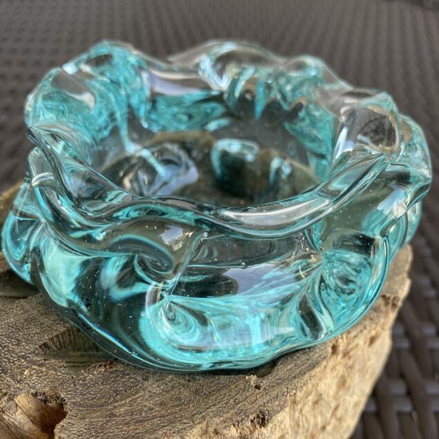 灰皿 アッシュトレイ スタンド付 ガラスオブジェ 4タイプ ガラス細工