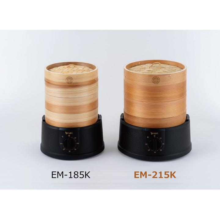 エムケー精工 電気せいろ TEGARU=SEIRO EM-215K 21cmタイプ 同梱不可