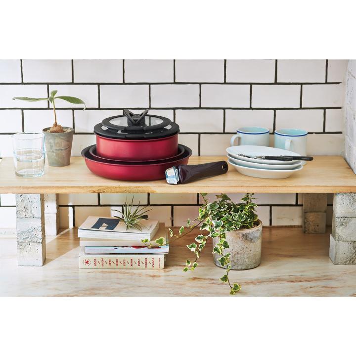 インジニオ・ネオ ティファール 鍋 フライパン セット IHルージュ