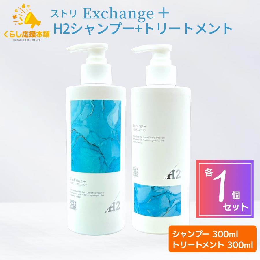 各1個セット ストリ エクスチェンジプラスH2シャンプー 300ml +