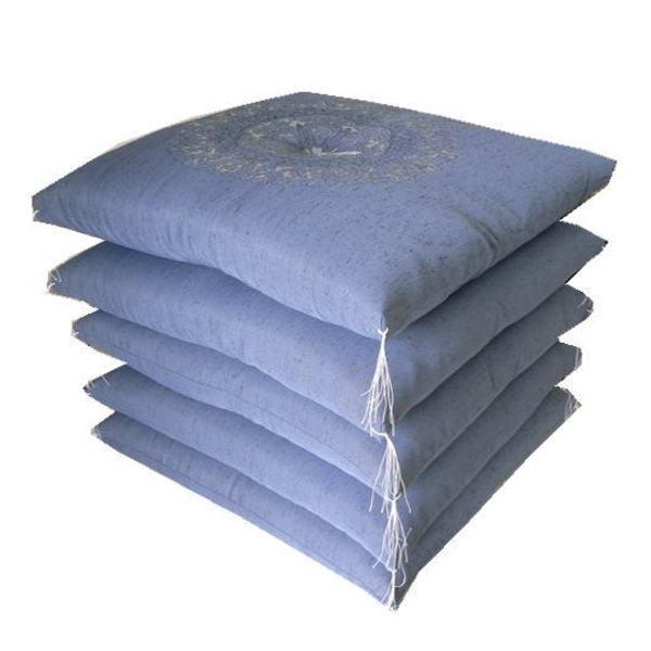 座布団 5枚セット 厚い 大きめ 八端判 59×63cm 日本製 綿100% 法事