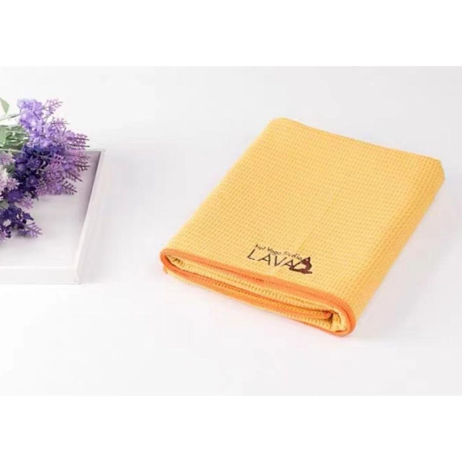 LAVA ヨガラグ ヨガタオル 滑り止めヨガラグ+収納袋 ヨガマット