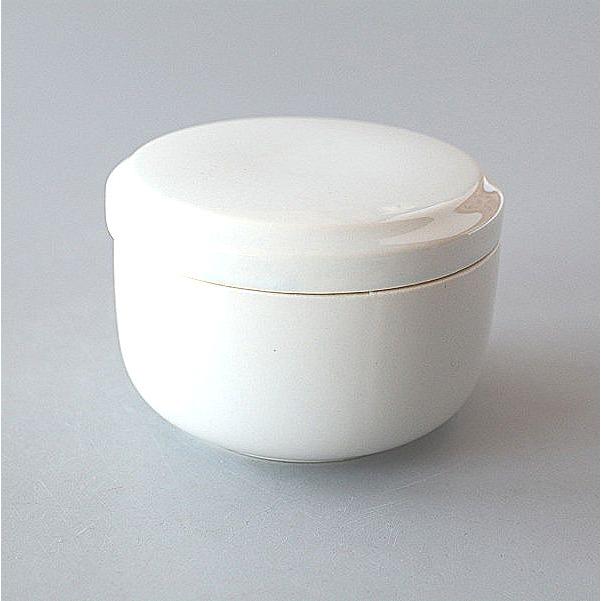 キャニスター 保存容器 蓋付き容器 青みかかった白 陶器製 : 暮らしの