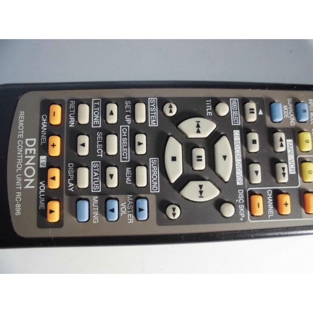 DENON（デノン） DENON RC-896 〓 デノン「AVC-1550」用リモコン, 美品