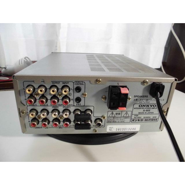 ONKYO（オンキヨー） ONKYO A-905 〓 オンキョー 人気アンプ, 美品