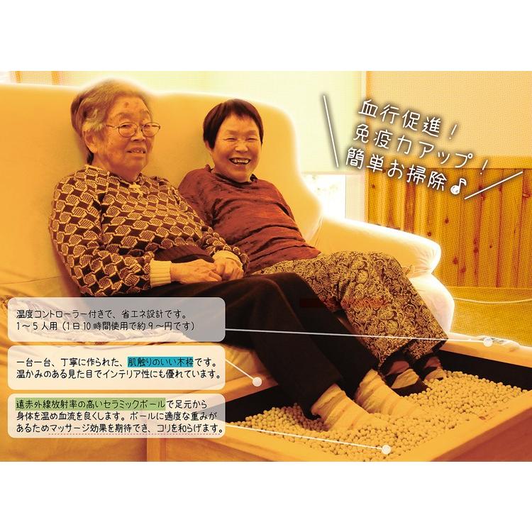 セラミックボール足温器 3人用 足湯 施設 ホテル 介護 : あっと解消