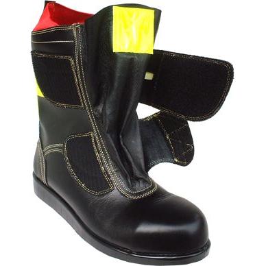 アスファルト舗装工事周辺作業用安全靴 HSKマジック反射付き（黄